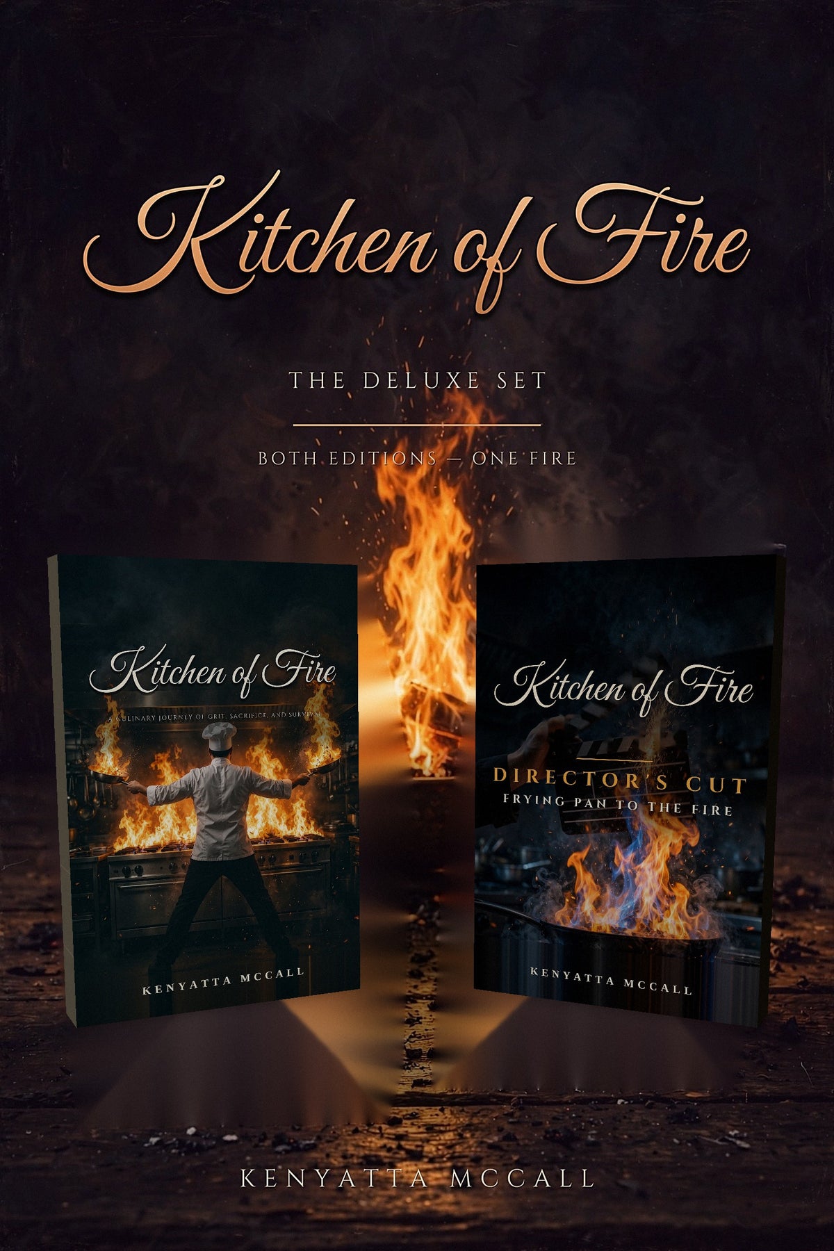 Kitchen of Fire — The Deluxe Set cover — script edition