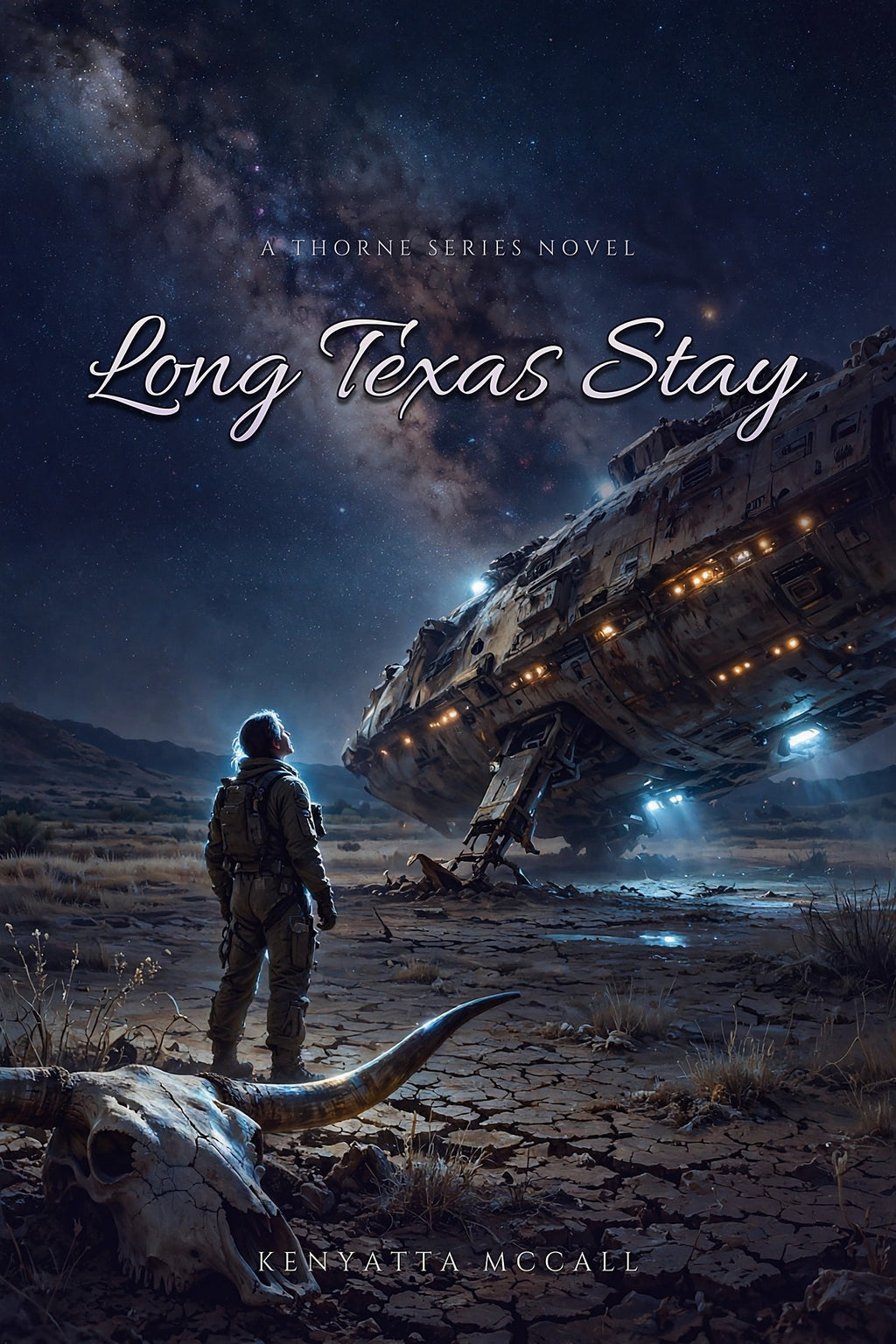 Long Texas Stay cover — script edition